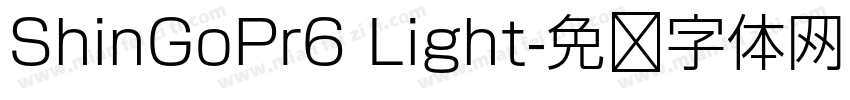 ShinGoPr6 Light字体转换